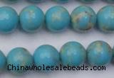 CDE2060 15.5 inches 14mm round dyed sea sediment jasper beads