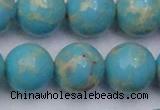 CDE2063 15.5 inches 20mm round dyed sea sediment jasper beads