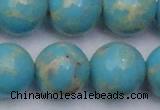CDE2065 15.5 inches 24mm round dyed sea sediment jasper beads
