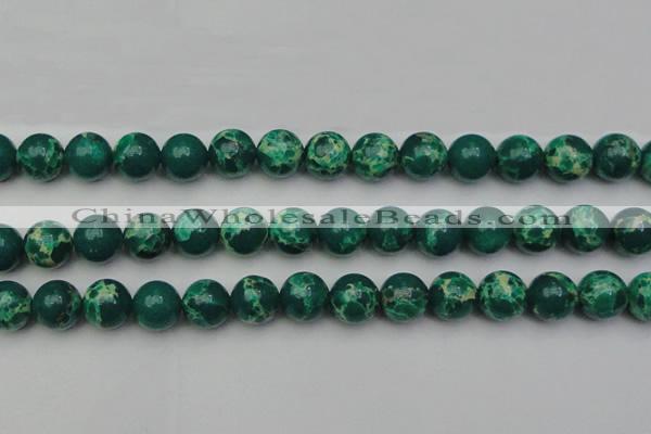 CDE2083 15.5 inches 16mm round dyed sea sediment jasper beads