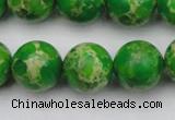 CDE2225 15.5 inches 14mm round dyed sea sediment jasper beads