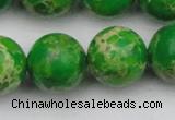 CDE2227 15.5 inches 18mm round dyed sea sediment jasper beads