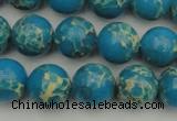 CDE2234 15.5 inches 10mm round dyed sea sediment jasper beads