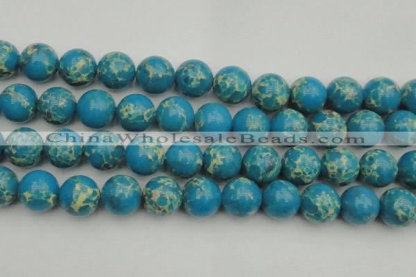 CDE2239 15.5 inches 20mm round dyed sea sediment jasper beads