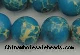 CDE2240 15.5 inches 22mm round dyed sea sediment jasper beads