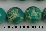 CDE2250 15.5 inches 20mm round dyed sea sediment jasper beads