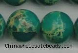 CDE2252 15.5 inches 24mm round dyed sea sediment jasper beads