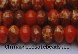 CDE2606 15.5 inches 15*20mm rondelle dyed sea sediment jasper beads