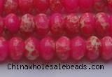 CDE2612 15.5 inches 12*16mm rondelle dyed sea sediment jasper beads