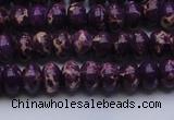 CDE2633 15.5 inches 7*10mm rondelle dyed sea sediment jasper beads