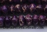 CDE2637 15.5 inches 13*18mm rondelle dyed sea sediment jasper beads