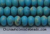 CDE2643 15.5 inches 10*14mm rondelle dyed sea sediment jasper beads