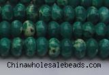 CDE2673 15.5 inches 7*10mm rondelle dyed sea sediment jasper beads