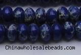 CDE2684 15.5 inches 12*16mm rondelle dyed sea sediment jasper beads