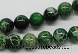 CDE69 15.5 inches 10mm round dyed sea sediment jasper beads