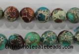 CDE804 15.5 inches 11mm round dyed sea sediment jasper beads wholesale