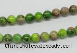 CDE82 15.5 inches 6mm round dyed sea sediment jasper beads