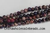 CDI360 15.5 inches 4mm round dyed imperial jasper beads