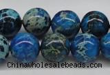 CDI46 16 inches 14mm round dyed imperial jasper beads wholesale