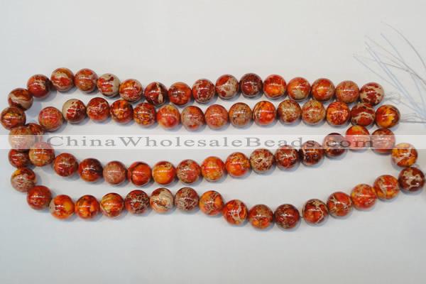 CDI494 15.5 inches 12mm round dyed imperial jasper beads