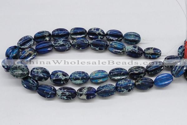 CDI61 16 inches 16*23mm star fruit shaped dyed imperial jasper beads