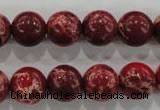 CDI825 15.5 inches 14mm round dyed imperial jasper beads wholesale