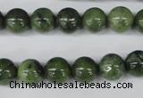 CDJ100 15.5 inches 10mm round Canadian jade beads wholesale