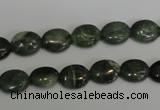 CDJ27 15.5 inches 8*10mm oval Canadian jade beads wholesale