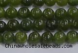 CDJ271 15.5 inches 6mm round Canadian jade beads wholesale