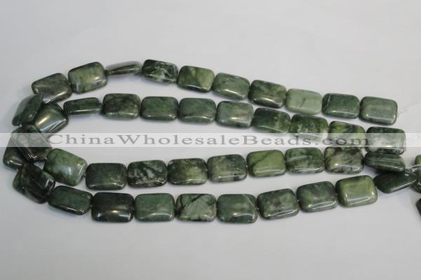 CDJ32 15.5 inches 15*20mm rectangle Canadian jade beads wholesale