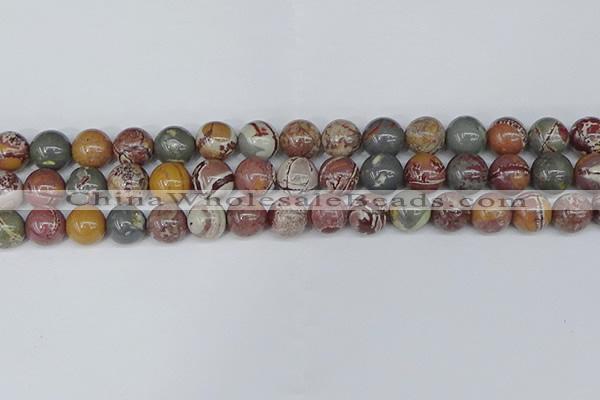 CDJ403 15.5 inches 10mm round sonoran dendritic jasper beads