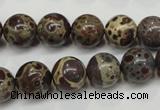 CDM05 15.5 inches 12mm round African dalmatian jasper beads