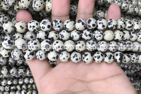 CDM93 15.5 inches 10mm round dalmatian jasper beads wholesale