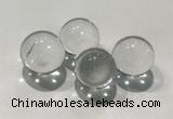 CDN1000 20mm round white crystal decorations wholesale