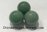 CDN1072 30mm round green aventurine decorations wholesale