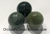 CDN1092 30mm round agate decorations wholesale