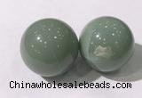 CDN1248 40mm round green aventurine decorations wholesale