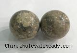 CDN1302 40mm round jasper decorations wholesale