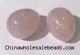 CDN1332 35*45mm egg-shaped rose quartz decorations wholesale