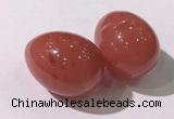 CDN1336 35*45mm egg-shaped cherry quartz decorations wholesale