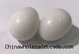 CDN1350 35*45mm egg-shaped candy jade decorations wholesale