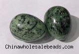 CDN1378 35*45mm egg-shaped ruby zoisite decorations wholesale