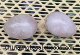 CDN330 35*50mm egg-shaped rose quartz decorations wholesale