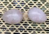 CDN330 35*50mm egg-shaped rose quartz decorations wholesale