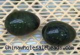 CDN354 35*50mm egg-shaped Canadian jade decorations wholesale