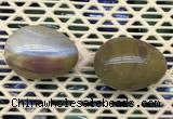 CDN361 35*50mm egg-shaped ocean agate decorations wholesale