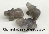 CDN403 25*50*35mm elephant grey agate decorations wholesale