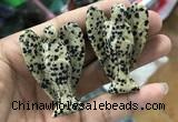 CDN497 35*50mm angel dalmatian jasper decorations wholesale