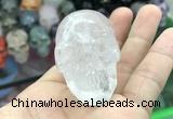 CDN550 35*50*40mm skull white crystal decorations wholesale