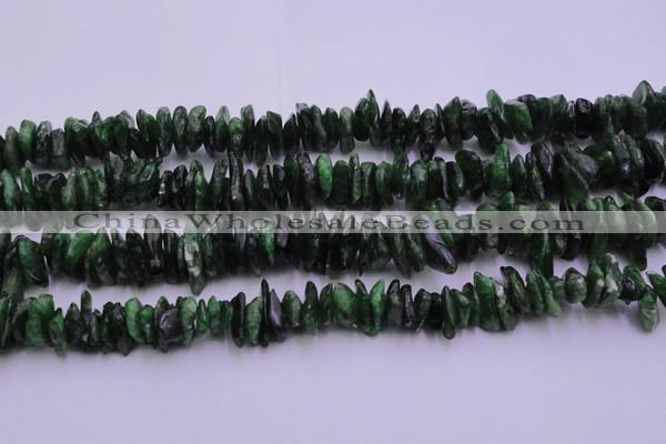 CDP71 15.5 inches 5*10mm - 8*15mm diopside chips gemstone beads